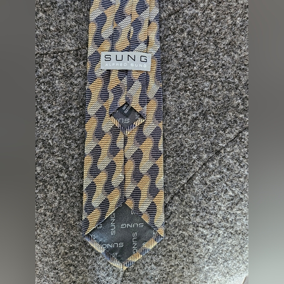 Sung Alfred Sung Silk Tie - Picture 6 of 8